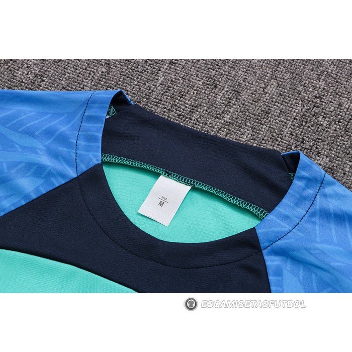 Chandal del Barcelona Manga Corta 22-23 Verde - Pantalon Corto